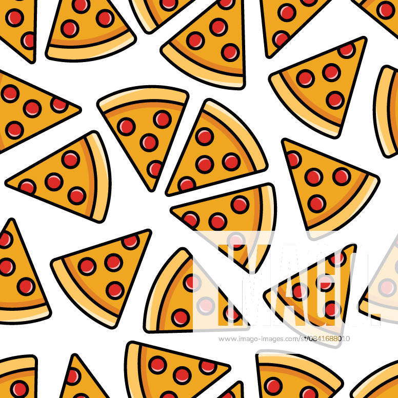 Pepperoni Pattern Free Pepperoni Pizza Pattern A vibrant and detailed seamless pattern ...