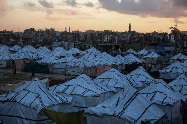 Winter conditions in Gaza make life difficult for Palestinians NUSEIRAT ...