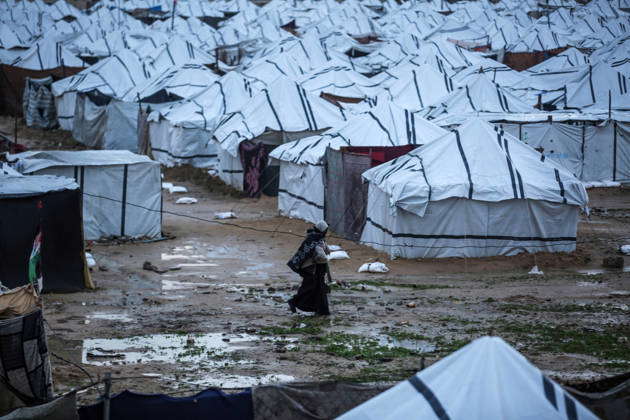 Winter conditions in Gaza make life difficult for Palestinians NUSEIRAT ...