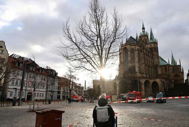 Was Ist Heute In Erfurt Auf Dem Domplatz Los