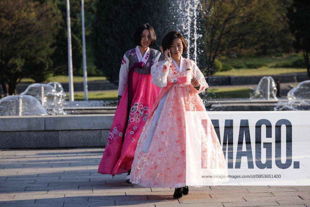 pink dress lady north korea KOREA, PYONGYANG nonpreview
