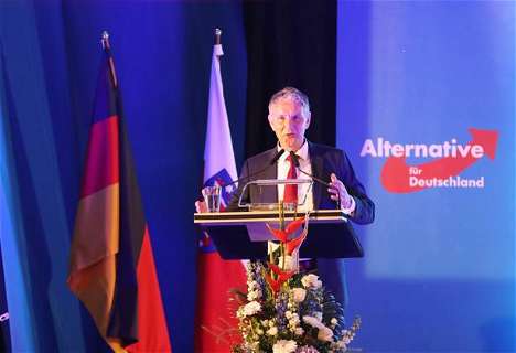 Thuringia, state party conference of the AfD in Pfiffelbach