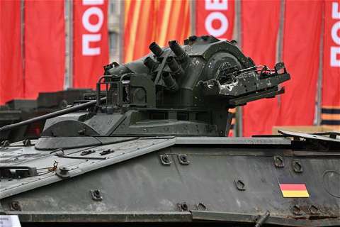 Russia, captured war equipment is put on display in Moscow