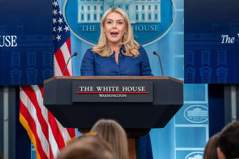 USA, Karoline Leavitt Press conference in Washington DC