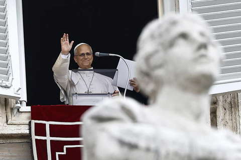 Vatican: Pope Leo XIV recites the Angelus
